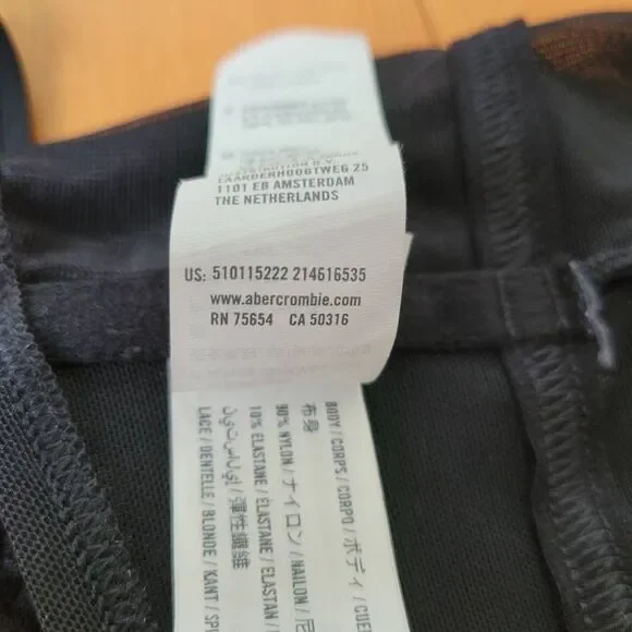 Gilly Hicks medium black lace corset bustier top gothic‎ coquette lingerie - Picture 7 of 8